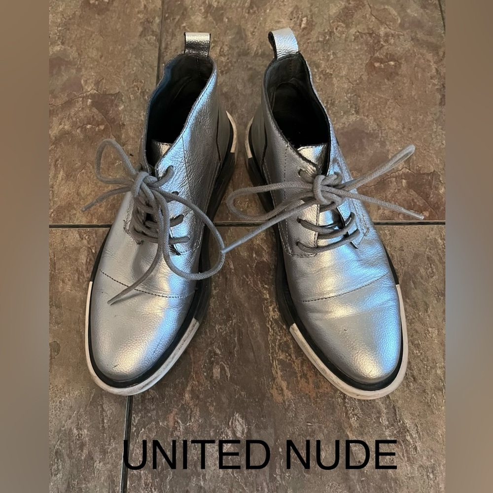 UNITED NUDE - SILVER BOOTS